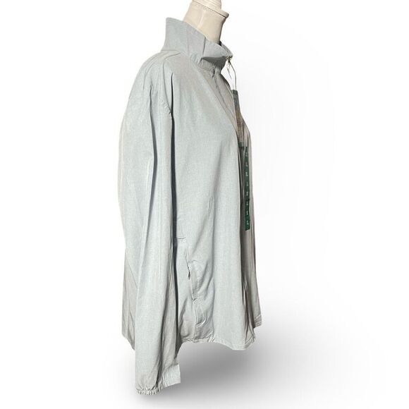 HANG TEN Women's UPF 50+ Water Repellant Hybrid Jacket, Light Blue, Size XL - Picture 10 of 12